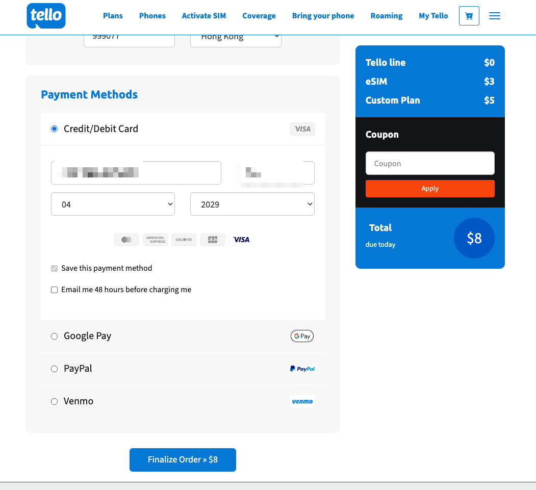 图片[7]-美国电话号码Tello esim 申请流程 ESIM 篇-阿杰离岸-711Bank